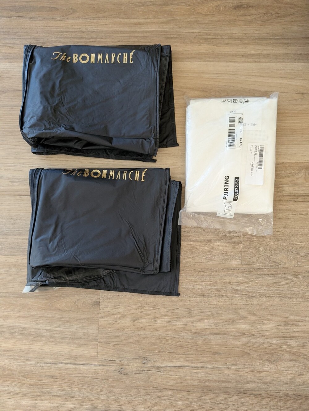 Clothes Cover - IKEA New 3 White Garment Coves And 2 Usef Bonmarché Black Cover